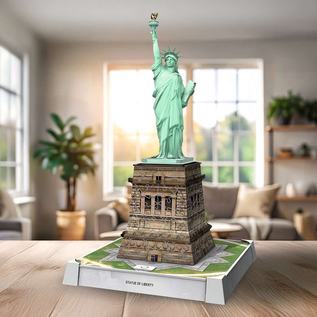 3D Puzzle Iconics: Freiheitsstatue mit Licht 08.027 - Bild 6