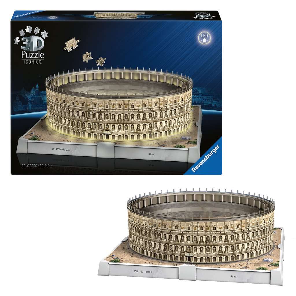 3D Puzzle Iconics: Kolosseum Rom mit Licht 08.034 - Bild 3
