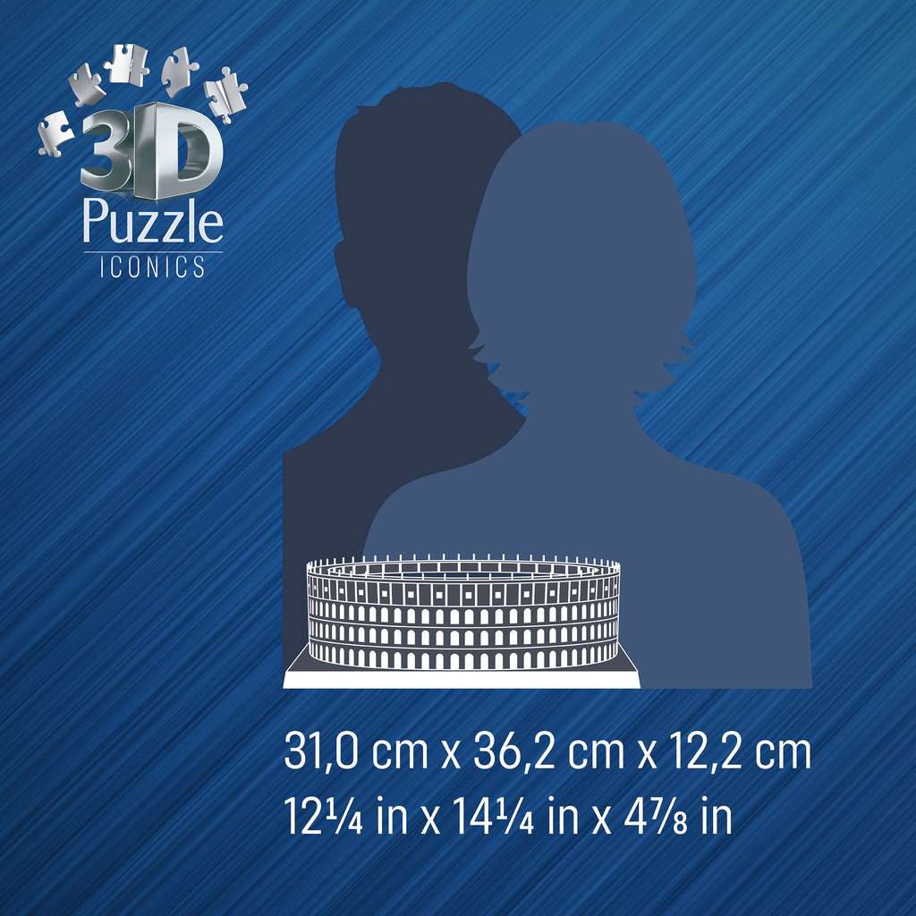 3D Puzzle Iconics: Kolosseum Rom mit Licht 08.034 - Bild 5