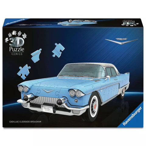 Verpackung Ravensburger 3D Puzzle Iconics Cadillac Eldorado Brougham 08040