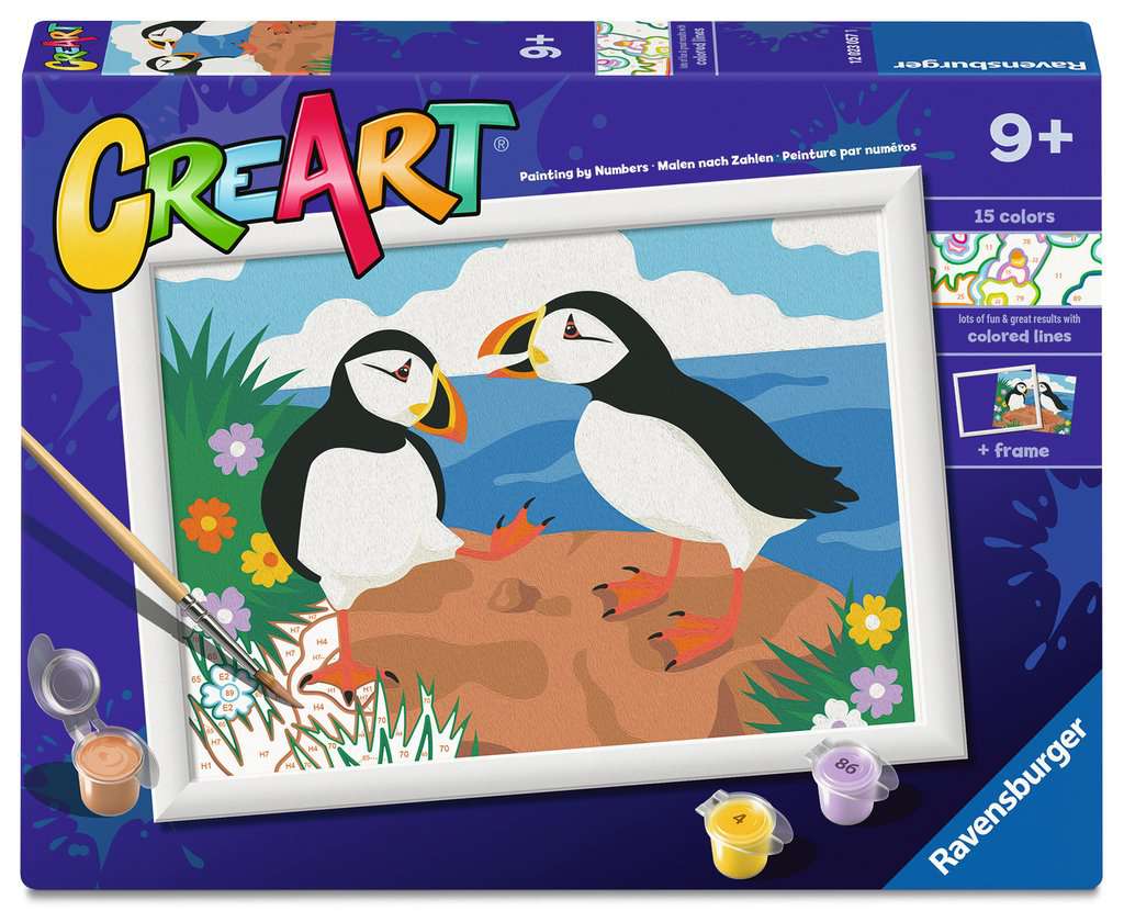 CreArt Papageientaucher 24x18 cm 23.057 - Bild 1