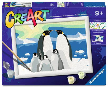 CreArt Pinguin Familie 24x18 cm 23.058