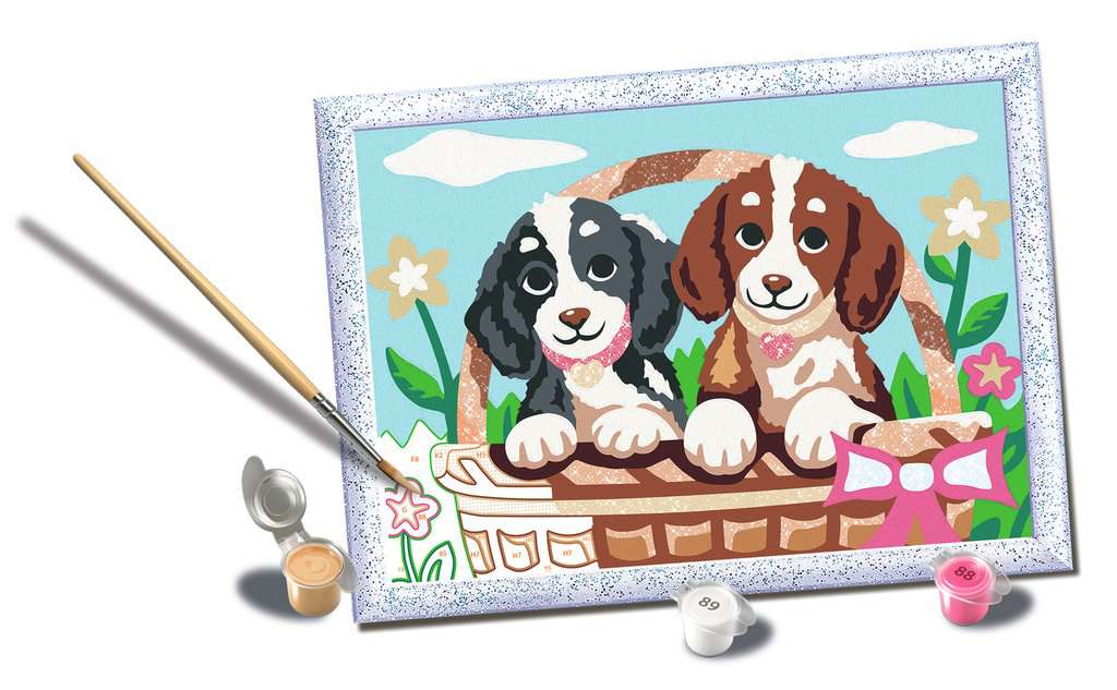 CreArt Puppy Picnic 24x18 cm 23.060 - Bild 7