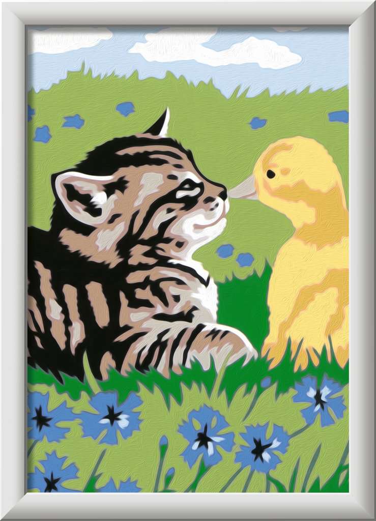 CreArt Tierfreundschaft 22x16cm 23.256 - Bild 2