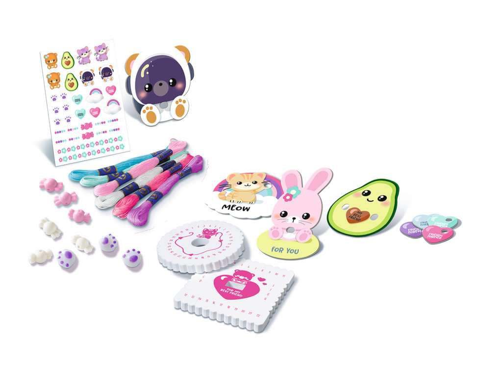Be Creative Pompons Kumihimo & Tattoos Kawaii 28.011 - Bild 4