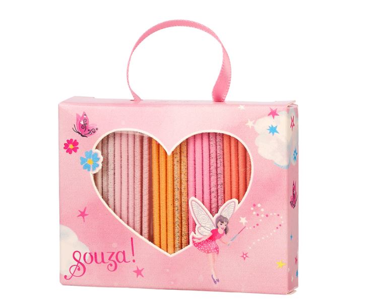 Haargummi Cloe rosa-orange 25 Stück - Bild 1