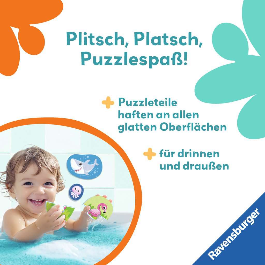 Play+ Mein erstes Bade-Puzzle: Tiere 34.120 - Bild 2