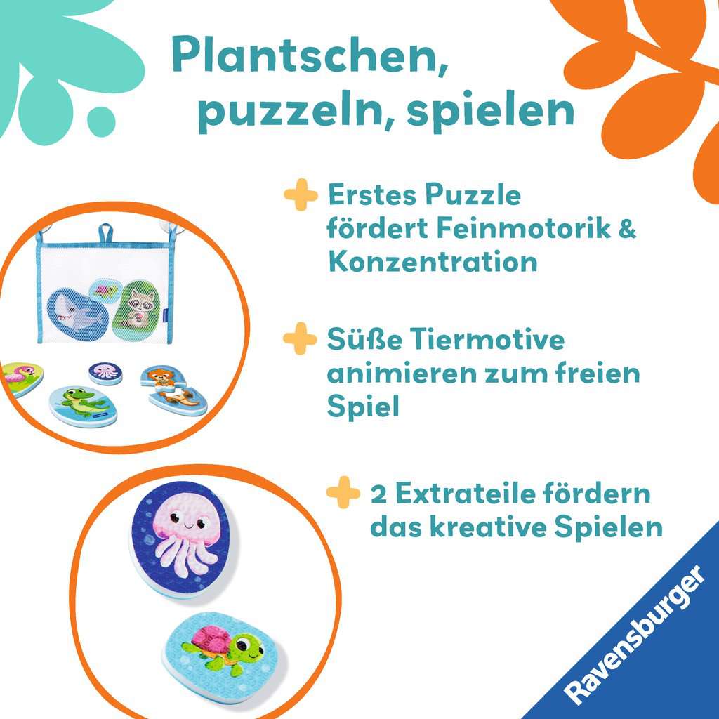 Play+ Mein erstes Bade-Puzzle: Tiere 34.120 - Bild 3