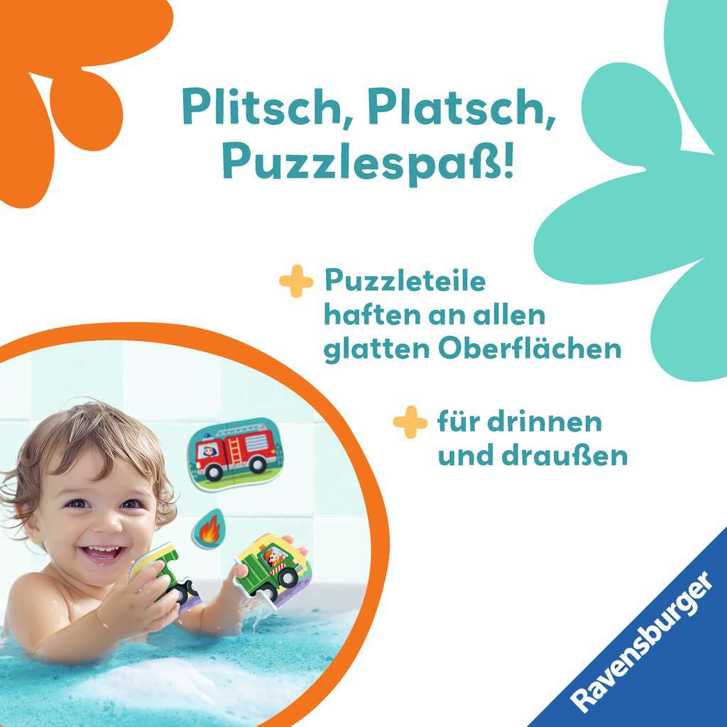 Play+ Mein erstes Bade-Puzzle: Fahrzeuge 34.121 - Bild 4