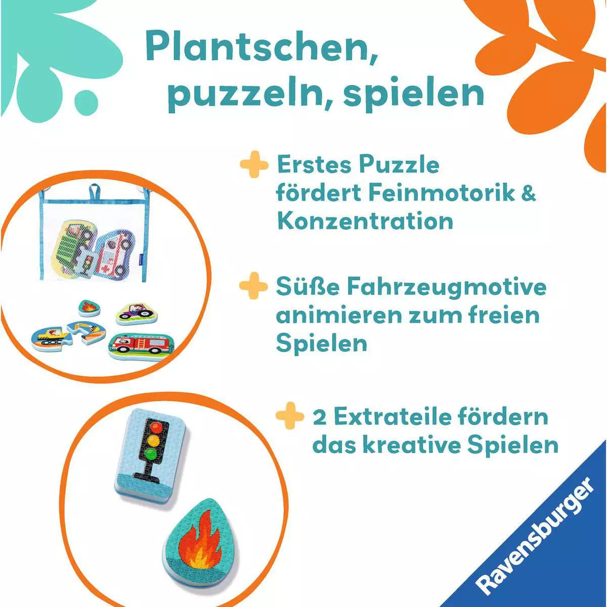 Play+ Mein erstes Bade-Puzzle: Fahrzeuge 34.121 - Bild 5
