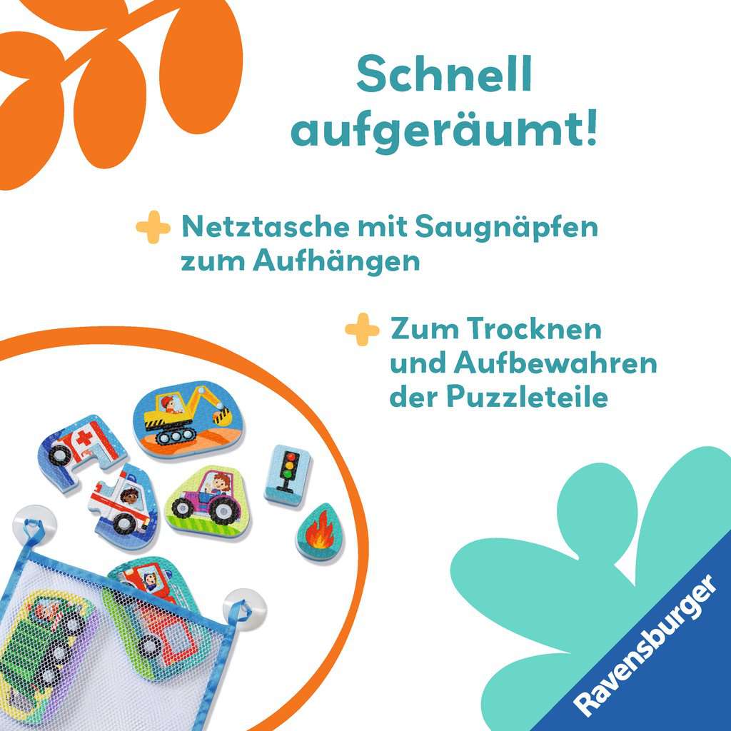 Play+ Mein erstes Bade-Puzzle: Fahrzeuge 34.121 - Bild 6