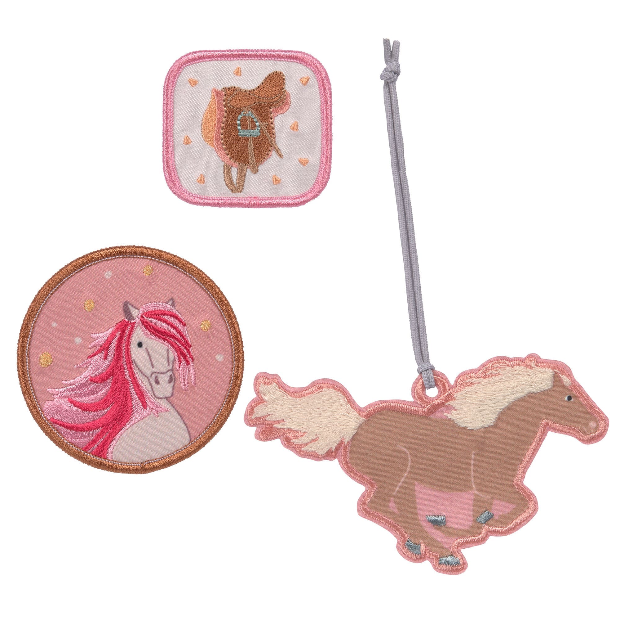 Lässig Anhänger / Patches Horse pink - Bild 2