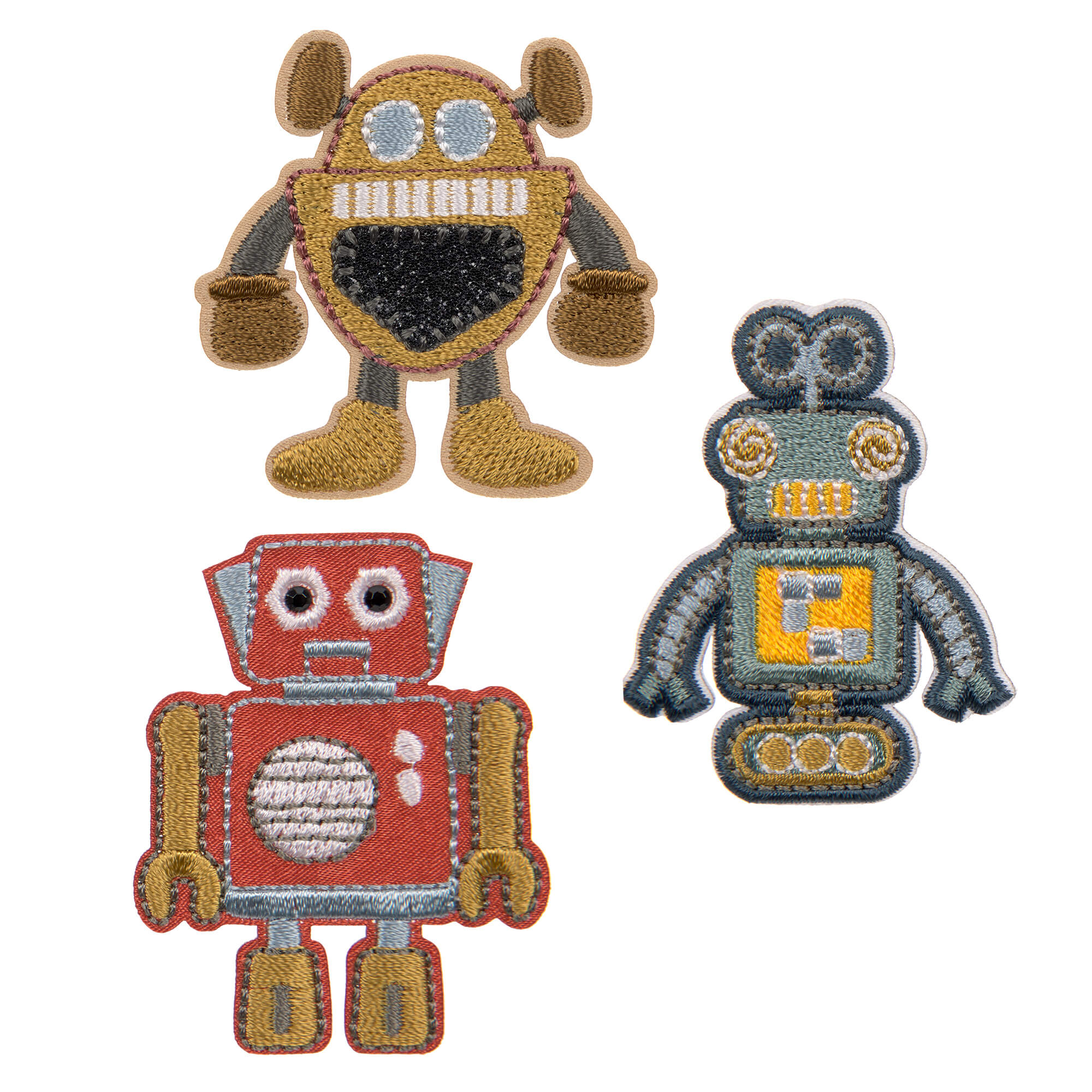 Lässig Textilsticker Roboter - Bild 5
