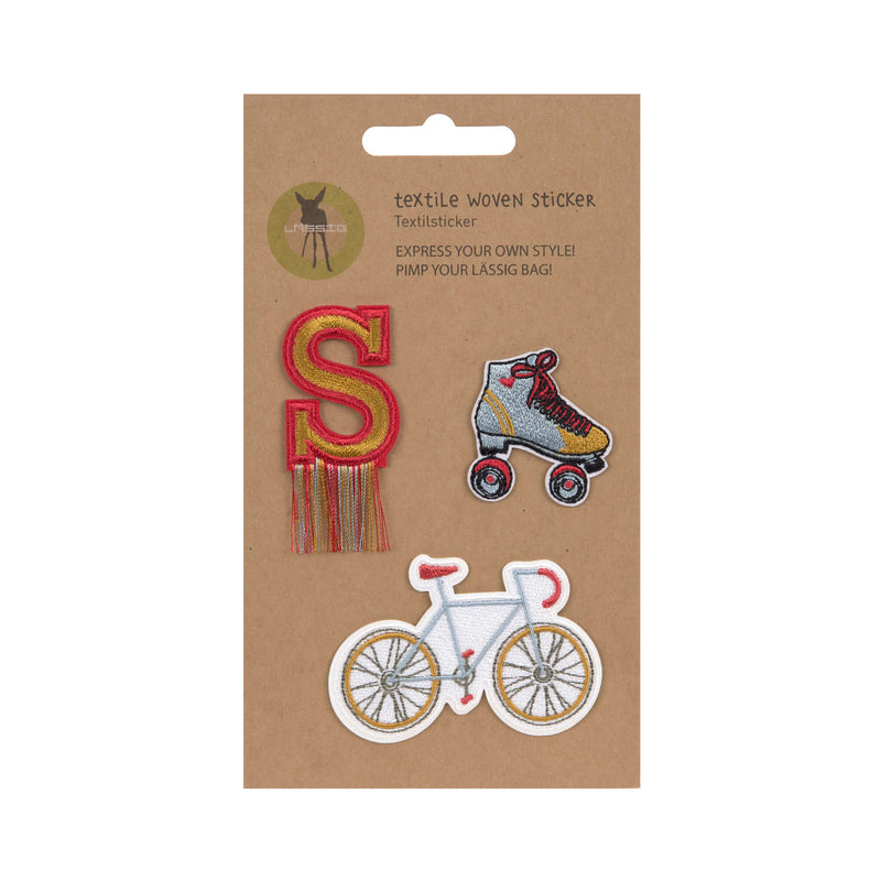 Lässig Textilsticker Bike
