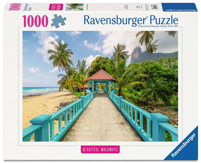 Puzzle 1000 Teile Farbenfrohe Brücke in Malaysia 01.766
