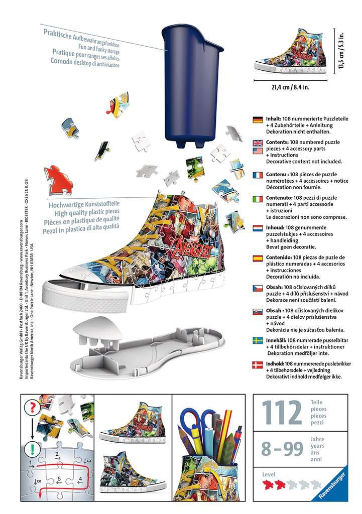 Puzzle Sneaker Avengers 12.113 - Bild 3