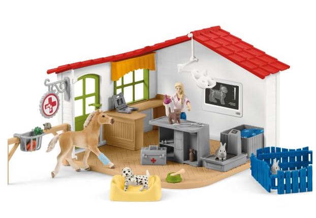 Schleich Farm World Tierarzt-Praxis mit Haustieren 42502 - Bild 1
