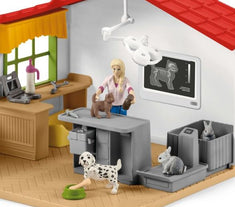 Schleich Farm World Tierarzt-Praxis mit Haustieren 42502