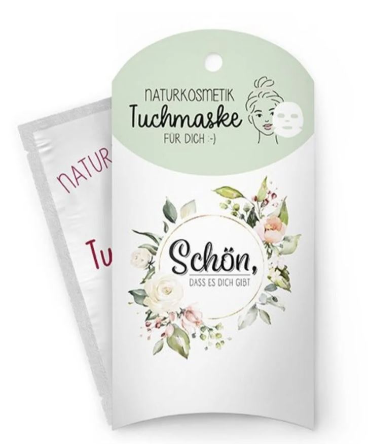 Tuchmaske Lovely : Schön, dass es dich gibt - Bild 1