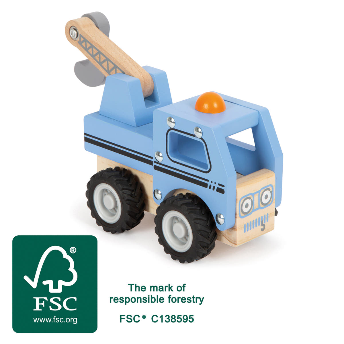 small foot Abschleppwagen aus Holz - Bild 10