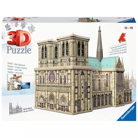 Verpackung Ravensburger 3D Puzzle Notre Dame 12523