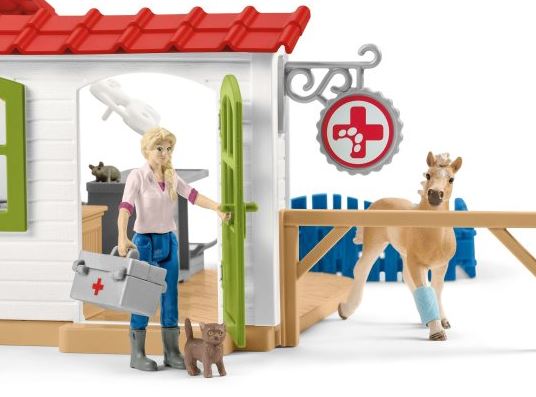 Schleich Farm World Tierarzt-Praxis mit Haustieren 42502 - Bild 12