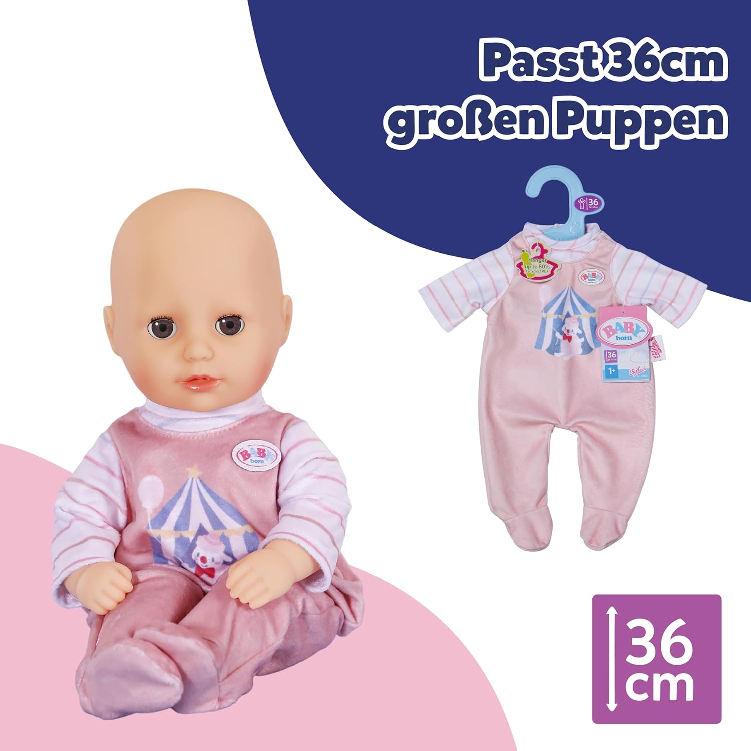 BABY Born Strampler little Apricot 36cm - Bild 4