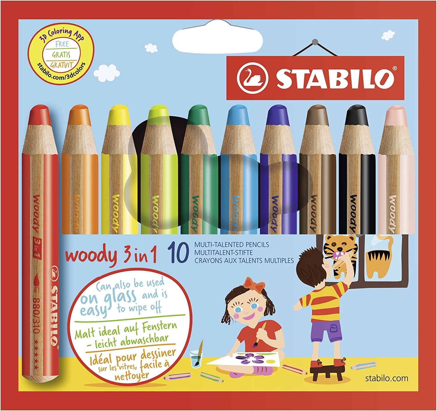 Stabilo Buntstift woody 3 in 1 - Bild 1