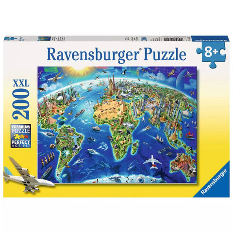 Verpackung Kinderpuzzle Grosse, weite Welt 200 XXL von Ravensburger