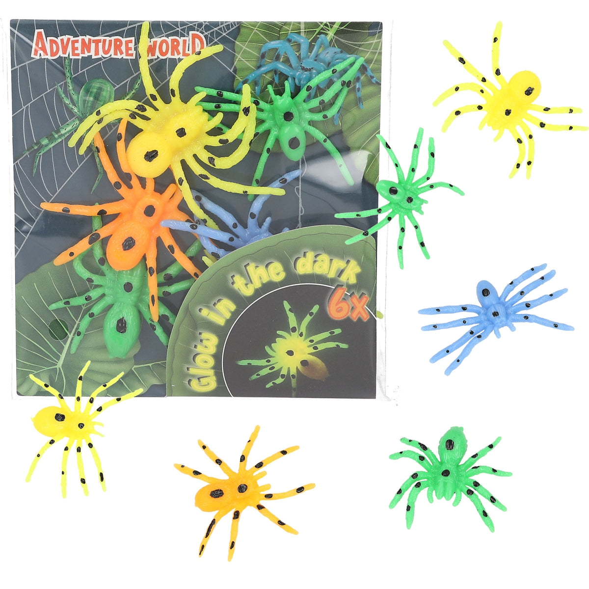 Dino World Glow in the Dark Spinnen - Bild 1