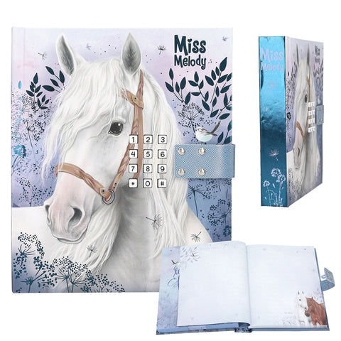 Tagebuch mit Code und Sound Motiv 2 Miss Melody