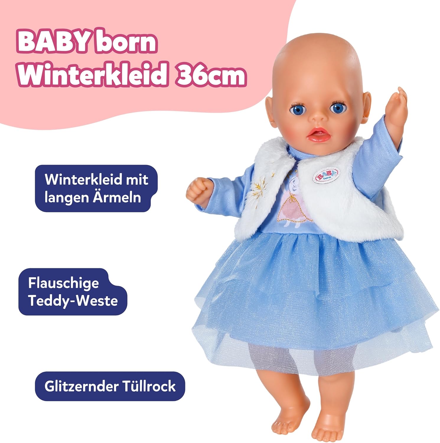 BABY Born little Winterkleid 36cm - Bild 3