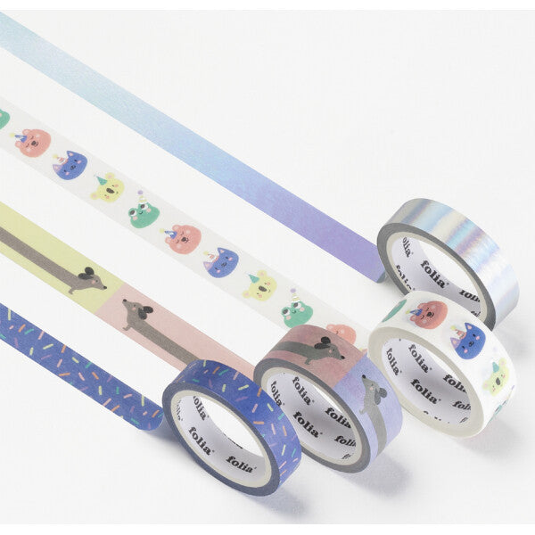 Washi - Tape Set Partyanimals 4 Rollen - Bild 3