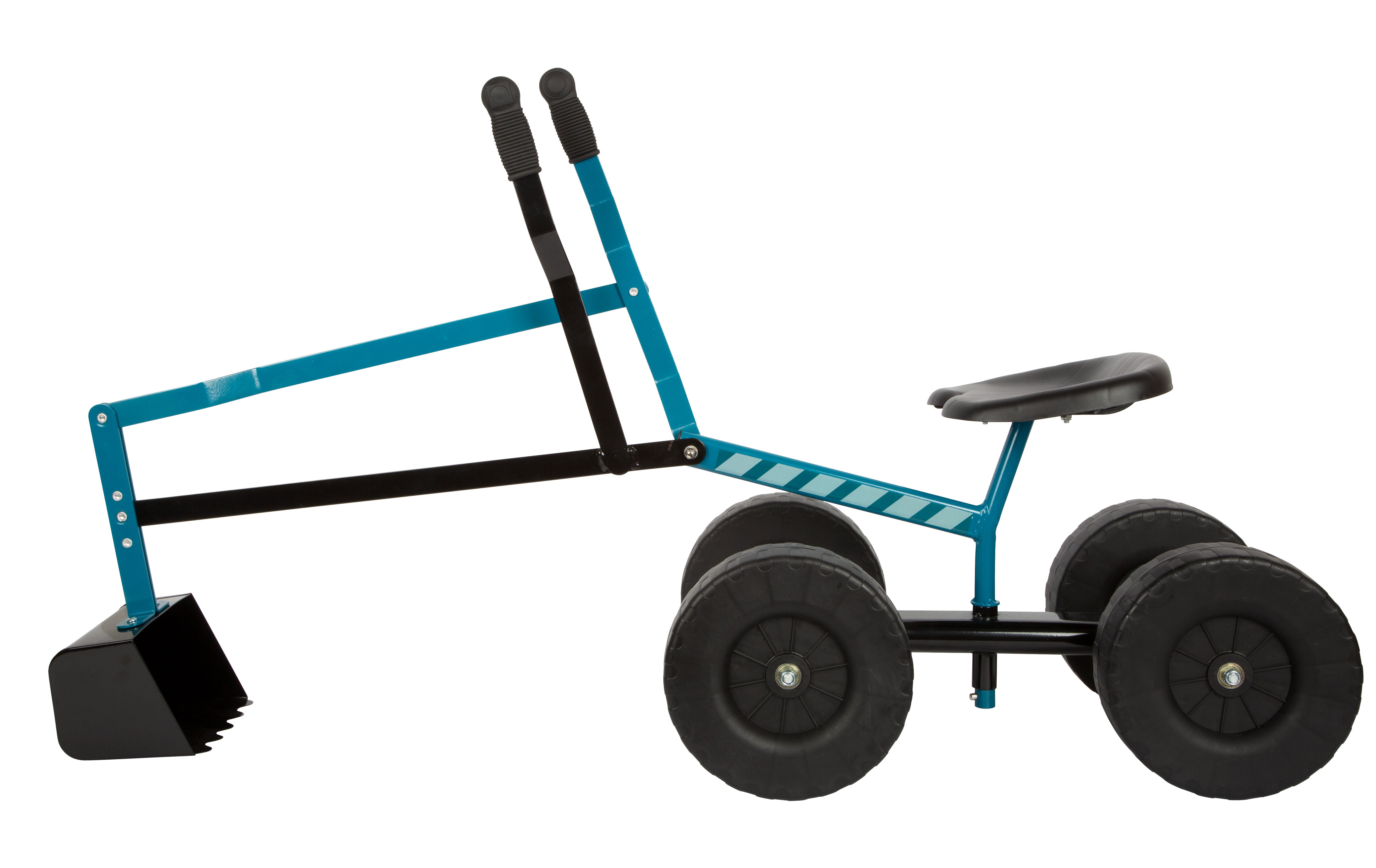 Bagger mit Rädern blau - Bild 6