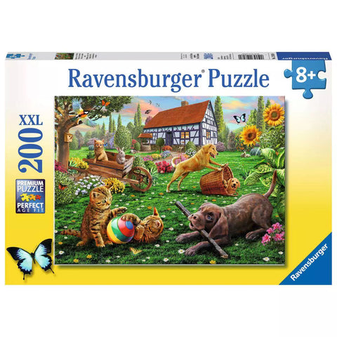Verpackung Kinderpuzzle Entdecker auf vier Pfoten 200 XXL-Teile 12828