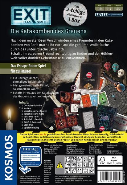 Exit das Spiel Die Katakomben des Grauens von Kosmos - Bild 2