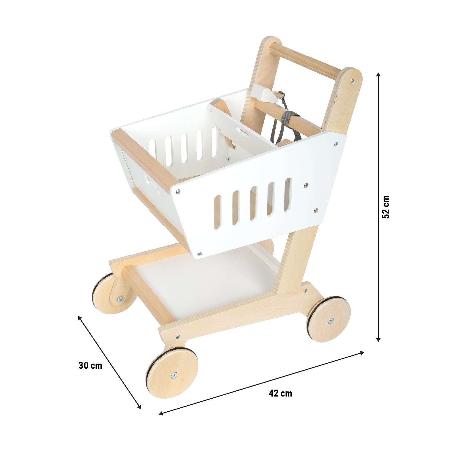 Einkaufswagen aus Holz „fresh“ - Bild 7