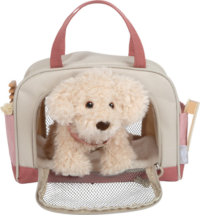 small foot Hund mit Tasche und Pflege-Set, rosa - Bild 3