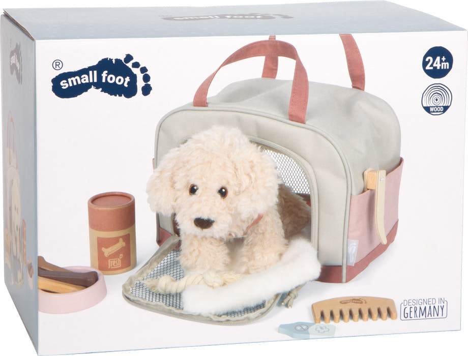small foot Hund mit Tasche und Pflege-Set, rosa - Bild 14