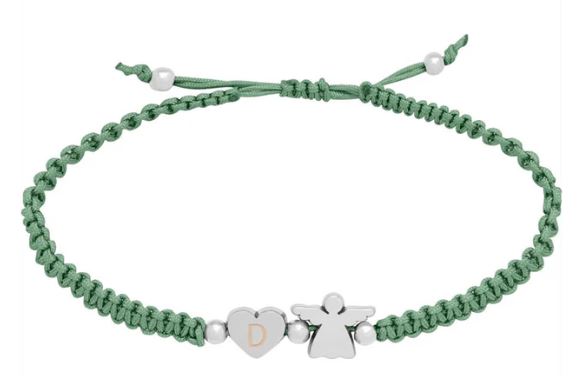 Armband Schutzengel  Initiale : D - Bild 2