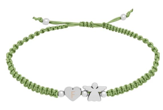 Armband Schutzengel  Initiale : F - Bild 2