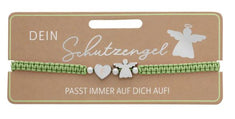 Armband Schutzengel  Initiale : F