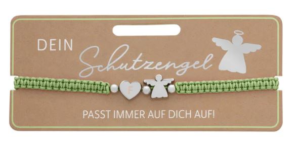 Armband Schutzengel  Initiale : F - Bild 1