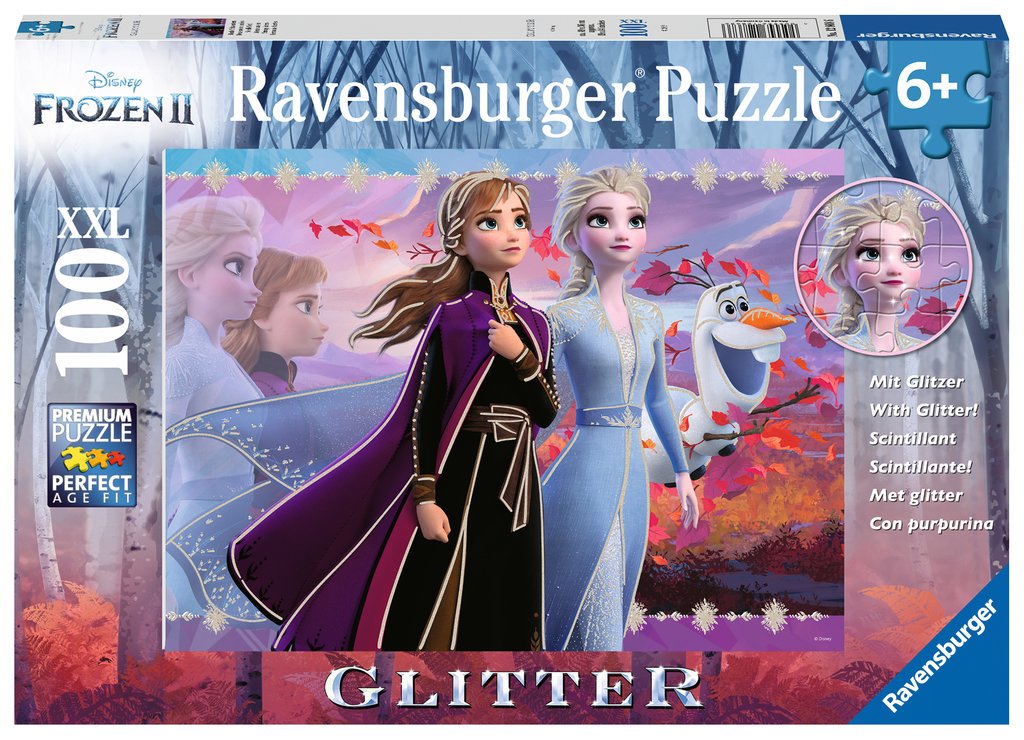 Puzzle 100 Teile Frozen 2 Starke Schwestern 12.868 - Bild 1