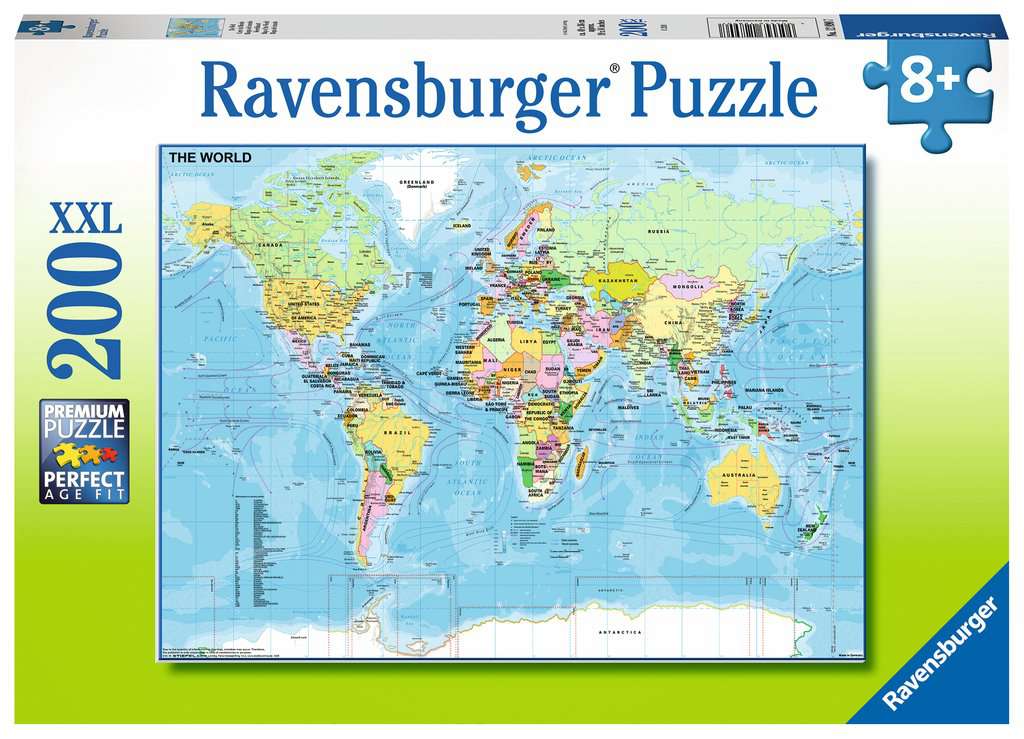 Ravensburger Puzzle Die Welt 200 Teile 12.890 - Bild 1