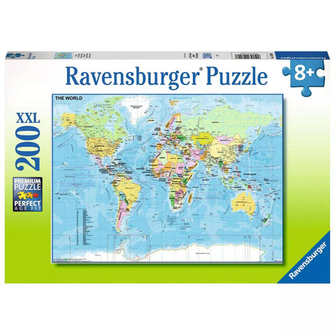Verpackung Kinderpuzzle Die Welt 200 XXL, Ravensburger 12890