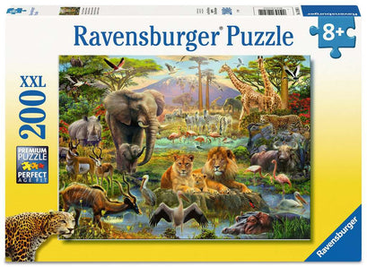 Puzzle 200 Teile Tiere in der Savanne 12.891