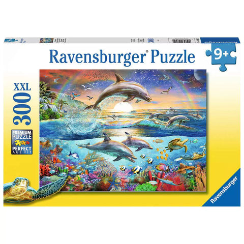 Verpackung Puzzle Delfinparadies, 300 XXL-Teile, Ravensburger