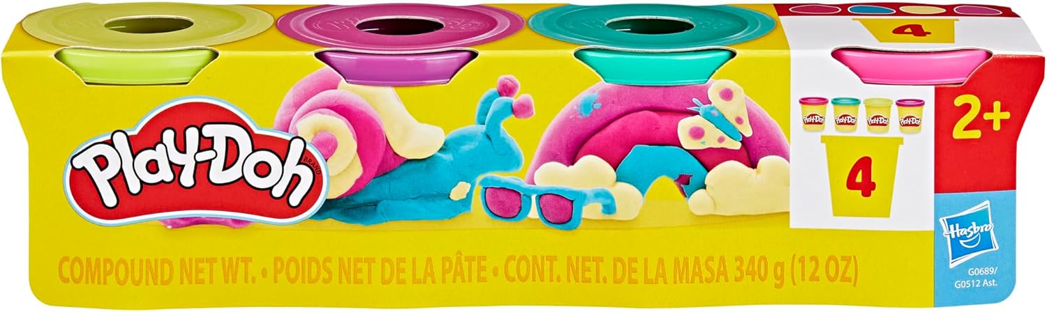 Play Doh 4er Pack kräftige Farben - Bild 3