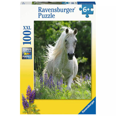 Verpackung Puzzle Weisse Stute, 100 XXL-Teile, Ravensburger